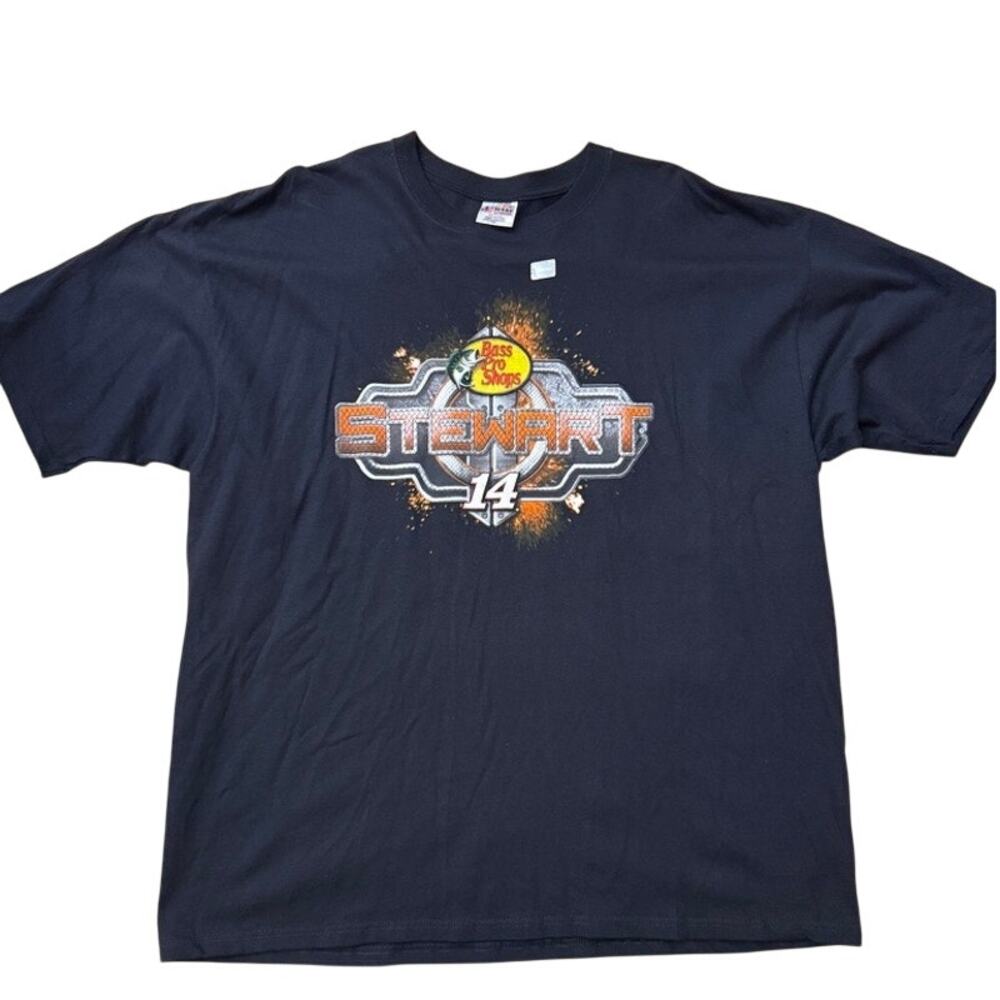 Tony Stewart Nascar Bass Pro Shops Chase Authentics 2014 Schedule shirt 3XL
